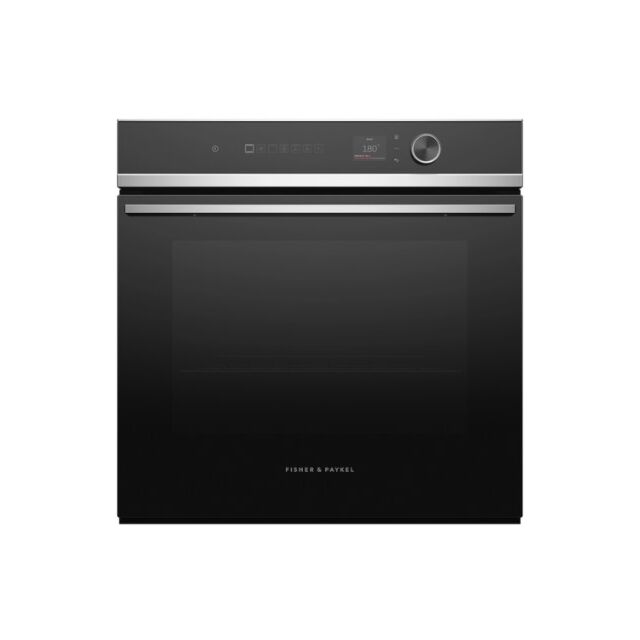 Fisher + Paykel OB60SD13PLX1 Built-in Oven Single 600mm 72L, 13 Function, 2.4inch Screen + Dial, Contem