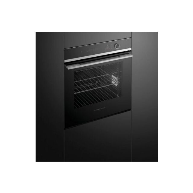 Fisher + Paykel OB60SD13PLX1 Built-in Oven Single 600mm 72L, 13 Function, 2.4inch Screen + Dial, Contem
