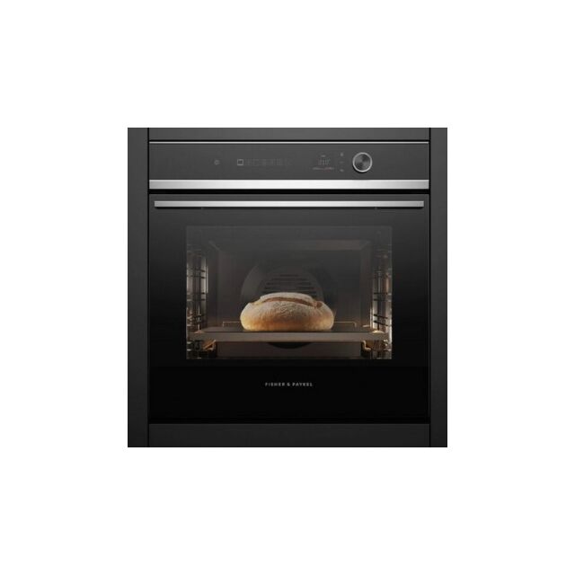 Fisher + Paykel OB60SD13PLX1 Built-in Oven Single 600mm 72L, 13 Function, 2.4inch Screen + Dial, Contem