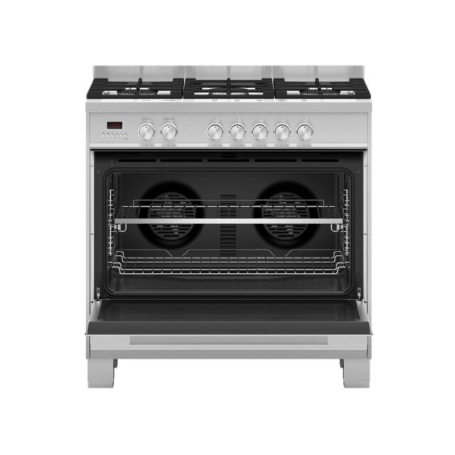 Fisher + Paykel OR90SDG4X1 900mm Wide, Contemporary Stainless Steel, Single Cavity Oven with Gas Hob
