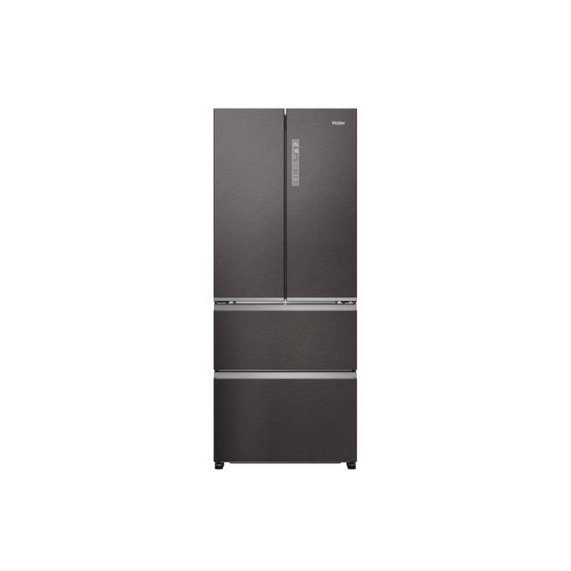 Haier HFR3718ENMD 70cm 60/40 Total No Frost Fridge Freezer - Dark Inox