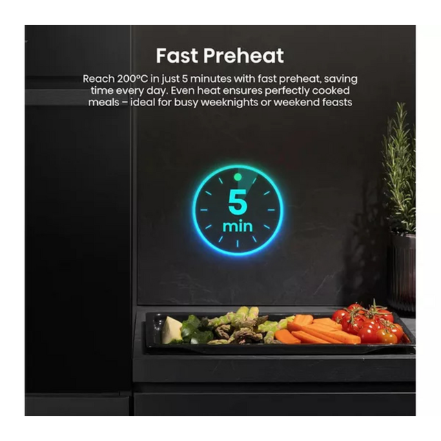 Hisense BI622ABPGUK Built-In Electric Steam Oven Jet Black