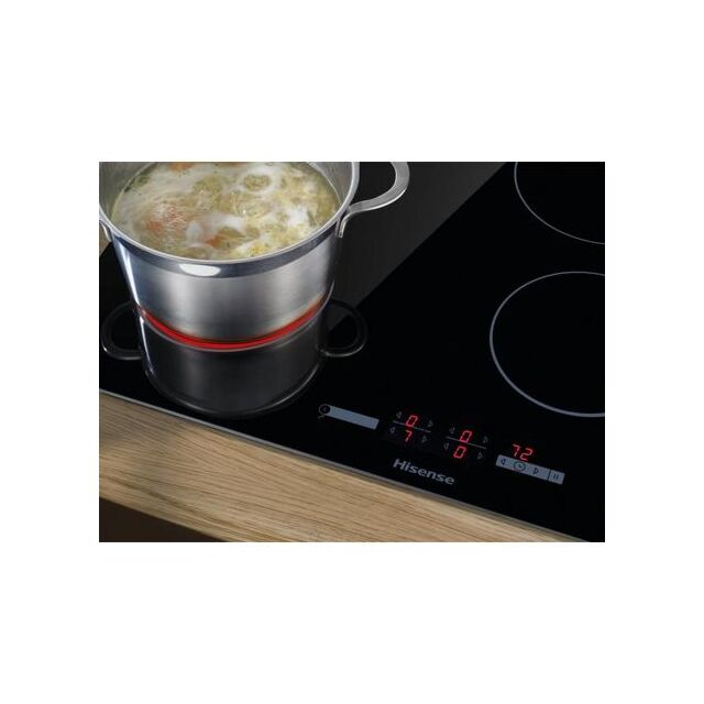 Hisense E6431C 59.5cm Ceramic Hob - Black