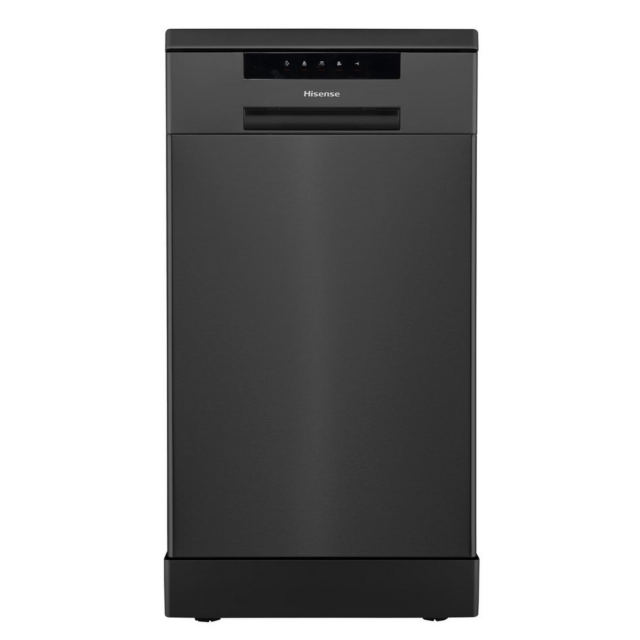Hisense HS523E15BUK Slimline Dishwasher - Black - 10 Place Settings