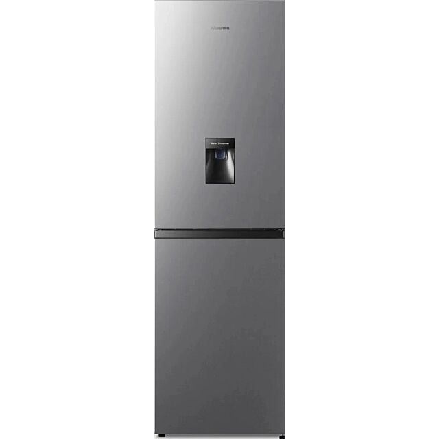 Hisense RB327N4WCE 50/50 Total No Frost Fridge Freezer - Stainless Steel