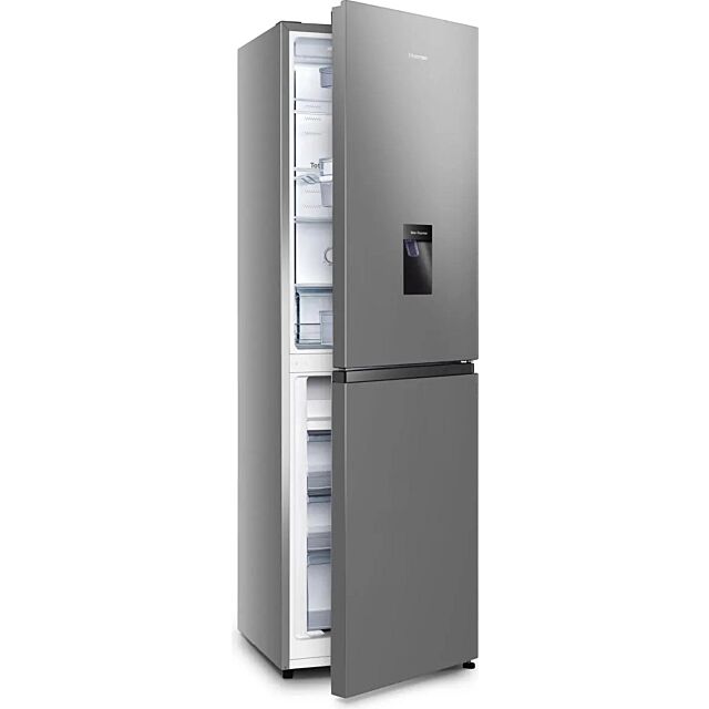 Hisense RB327N4WCE 50/50 Total No Frost Fridge Freezer - Stainless Steel