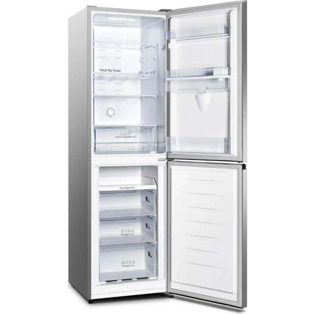 Hisense RB327N4WCE 50/50 Total No Frost Fridge Freezer - Stainless Steel