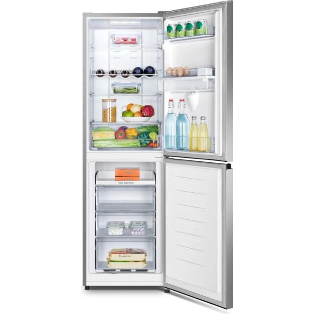 Hisense RB327N4WCE 50/50 Total No Frost Fridge Freezer - Stainless Steel
