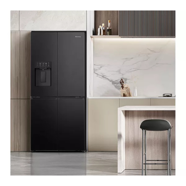 Hisense RQ5P470SYFD Total No Frost Fridge Freezer Black