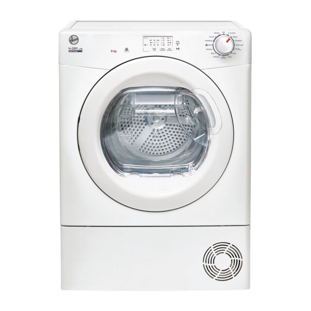Hoover Candy HLE H8A1LE-80 H-Dry 300 HLE H8A1LE-80 8kg Heat Pump Tumble Dryer - White