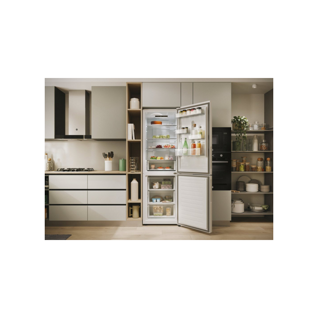 Hoover Candy HONCQ2T618EWKR 59.5cm 60/40 Fridge Freezer - White
