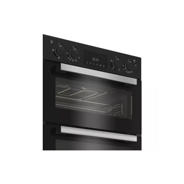 Hotpoint DIH 10D B 59.4Cm Built In Electric Fan Double Oven - Black