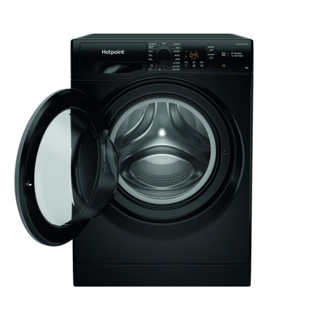 Hotpoint NSWF946BSUK 9Kg 1400 Spin Washing Machine - Black