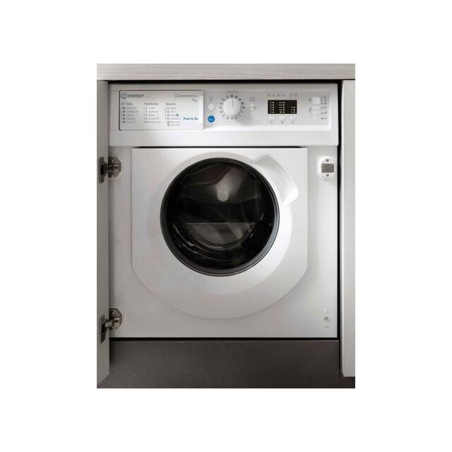 Indesit Company BIWMIL71252UKN 7kg 1200 Spin Integrated Washing Machine - White