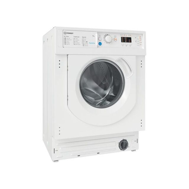 Indesit Company BIWMIL71252UKN 7kg 1200 Spin Integrated Washing Machine - White