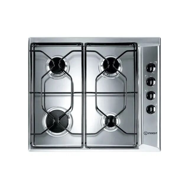 Indesit Company PAA642IXIWE1 Gas hob: 4 gas burners - PAA 642 IX/I WE1