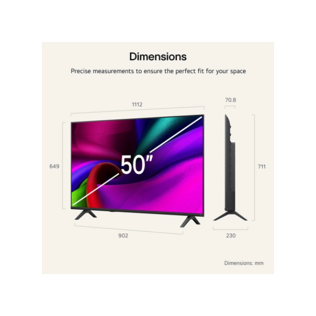 Lg 50NU900B6LA.AEK 50inch 4K UHD NANO AI Smart TV