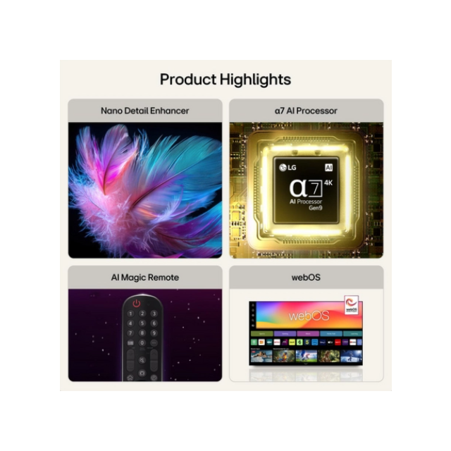 Lg 50NU900B6LA.AEK 50inch 4K UHD NANO AI Smart TV