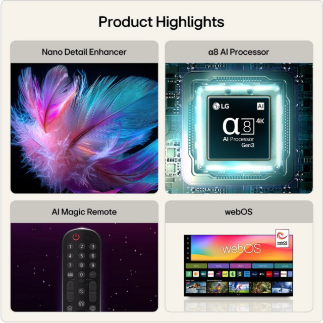 Lg 98NU900B6LBAEKQ 98NU900B6LB.AEKQ 98inch 4K QNED AI Smart TV