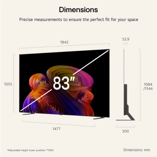 Lg OLED83B6ELB.AEK 83inch 4K OLED AI Smart TV