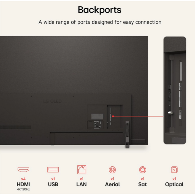 Lg OLED83B6ELB.AEK 83inch 4K OLED AI Smart TV