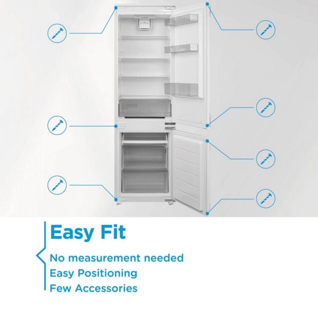 Midea MDRE379FGE01D 54cm 70/30 Built In Fridge Freezer 