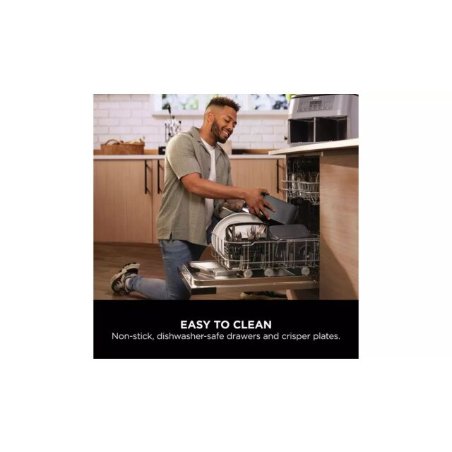 Ninja DZ300UK 7.6 litre 6-in-1 Dual Zone Air Fryer - Gun Metal Grey
