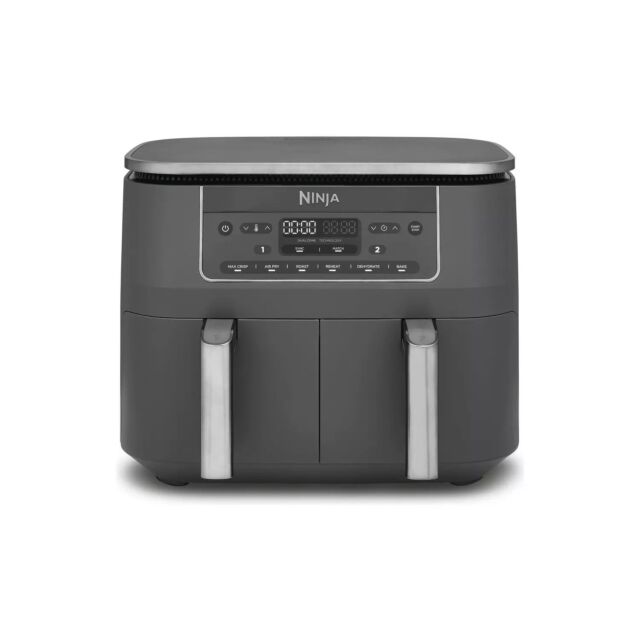 Ninja DZ300UK 7.6 litre 6-in-1 Dual Zone Air Fryer - Gun Metal Grey