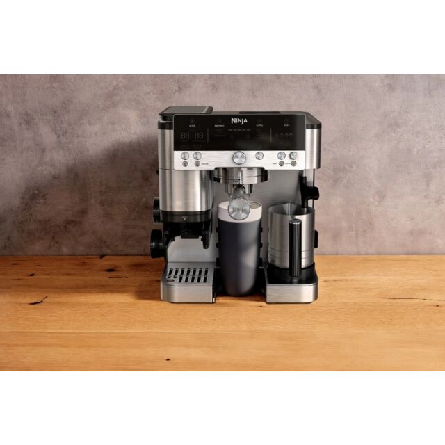 Ninja ES601UK Luxe Cafe Premier Series Espresso Machine - Black/Stainless Steel
