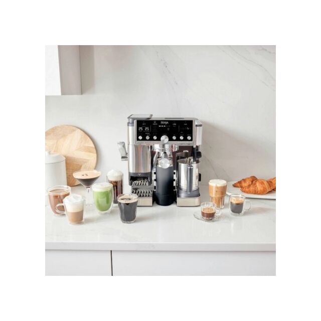 Ninja ES701UK Luxe Cafe Pro Series Espresso Machine - Black/Stainless Steel