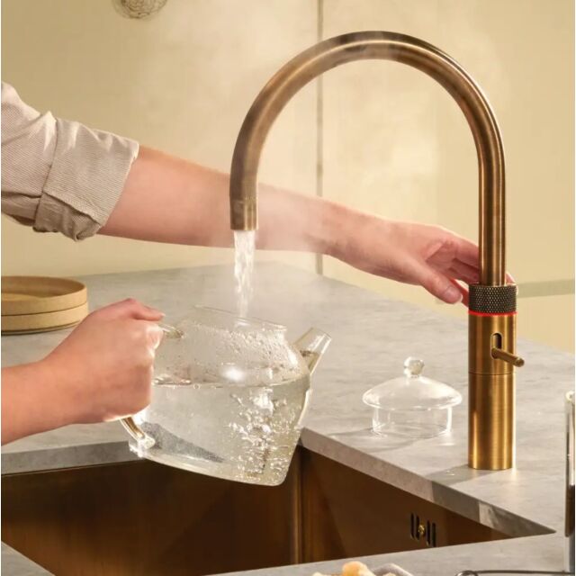 Quooker 3FRPTN Pro3 Fusion Round Patinated Brass