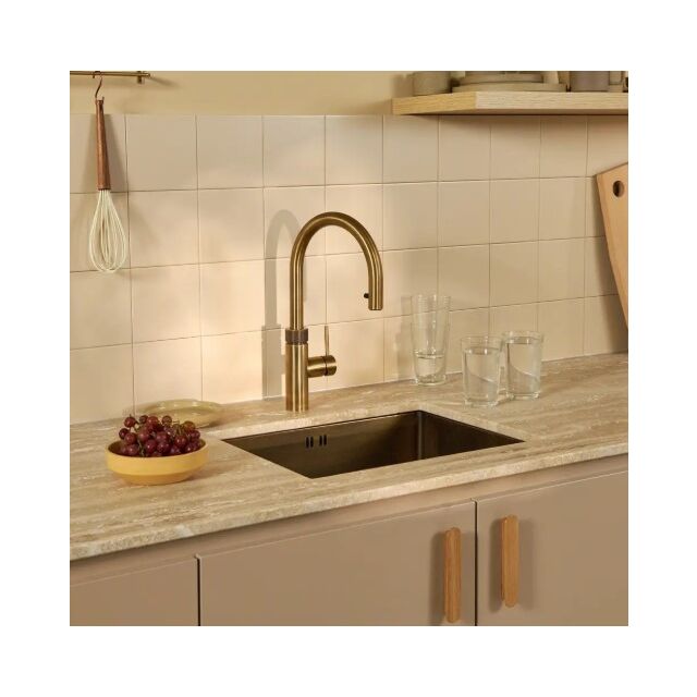 Quooker FXRPTB Tap Flex Round Patinated Brass