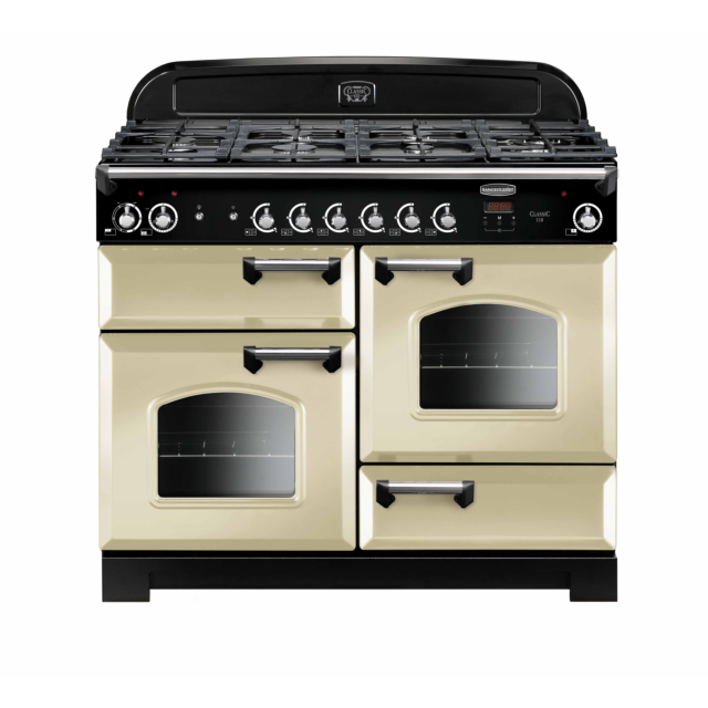 Rangemaster CLA110DFFCR/C Rangemaster 110Cm Dual Fuel Cream / Chrome