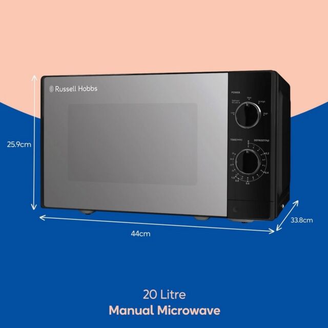Russel Hobbs RHM2047B 23 Litres Digital Microwave - Black