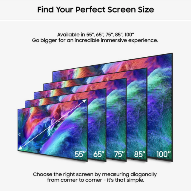 Samsung MRE75R85HAUXXU 75inch 4K Micro RGB Vision AI Smart TV