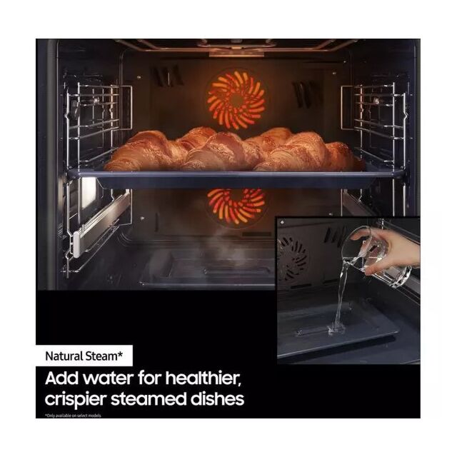 Samsung NV7B41307AK/U4 Bespoke Series 4 Nv7b41307ak/U4 Oven With Pyrolytic Cleaning - Black