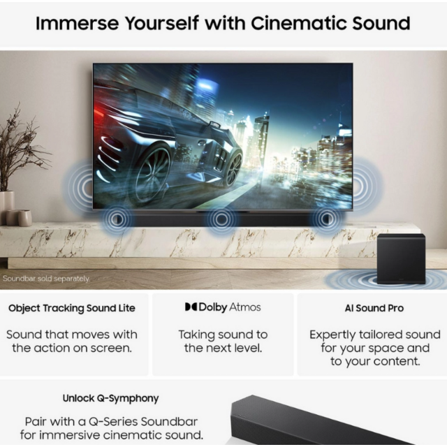 Samsung QE100QN80HUXXU 100inch Neo QLED Vision AI Smart TV