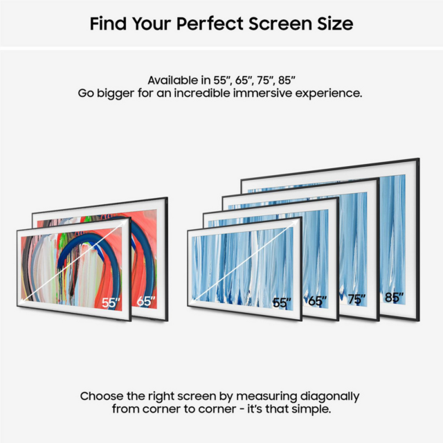 Samsung QE55LS03HWUXXU 55inch 4K The Frame Pro Neo QLED 4K Vision AI Smart TV Art Mode & Wall Mount TV