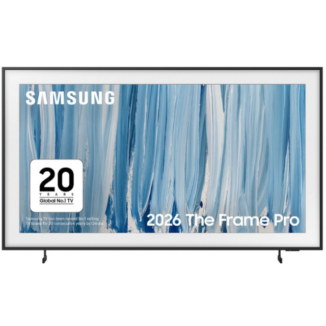 Samsung QE85LS03HWUXXU 85inch 4K The Frame Pro Neo QLED 4K Vision AI Smart TV Art Mode & Wall Mount TV