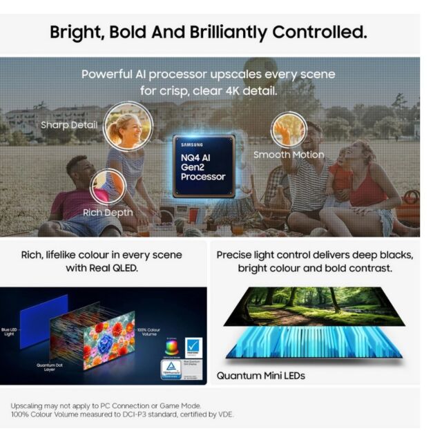 Samsung QE85QN80HAUXXU 85inch 4K Neo Qled Vision Ai Smart TV