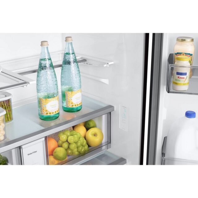 Samsung Rf24bb620es9eu Bespoke French Style Fridge Freezer - Silver.