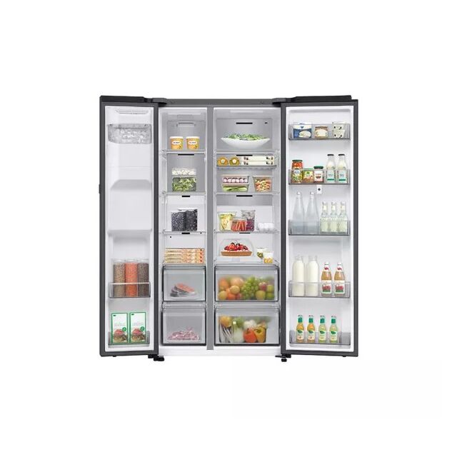 Samsung RS90F66BEFEU 91.2cm 60/40 American Fridge Freezer - Black