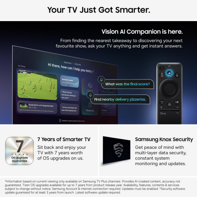 Samsung UE43U8020HKXXU 43inch 4K Crystal UHD Smart TV