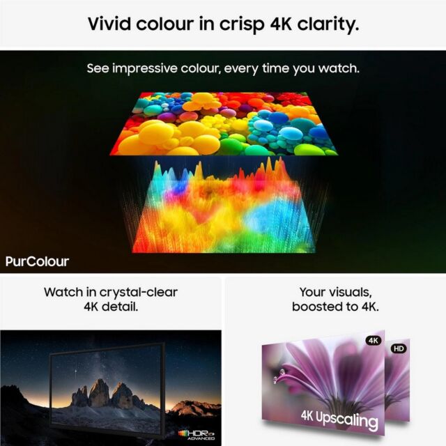 Samsung UE55U8020HKXXU 55inch 4K Crystal UHD Vision AI Smart TV