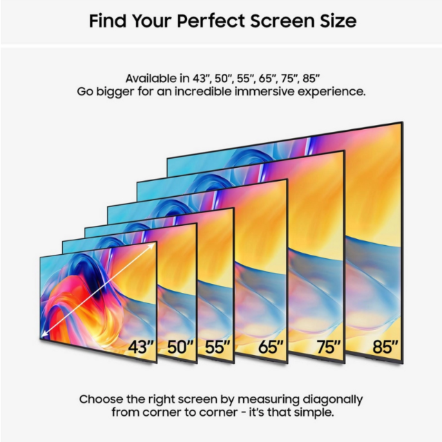 Samsung UE85M70HAKXXU 85inch 4K Mini LED Vision AI Smart TV