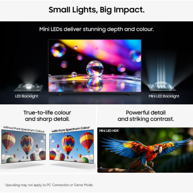 Samsung UE85M70HAKXXU 85inch 4K Mini LED Vision AI Smart TV
