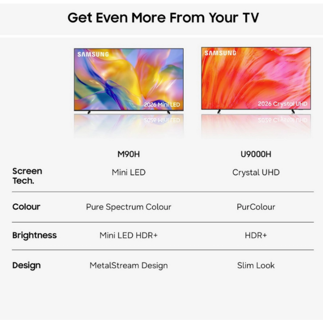 Samsung UE98U9000HKXXU 98inch 4K Crystal UHD Smart TV