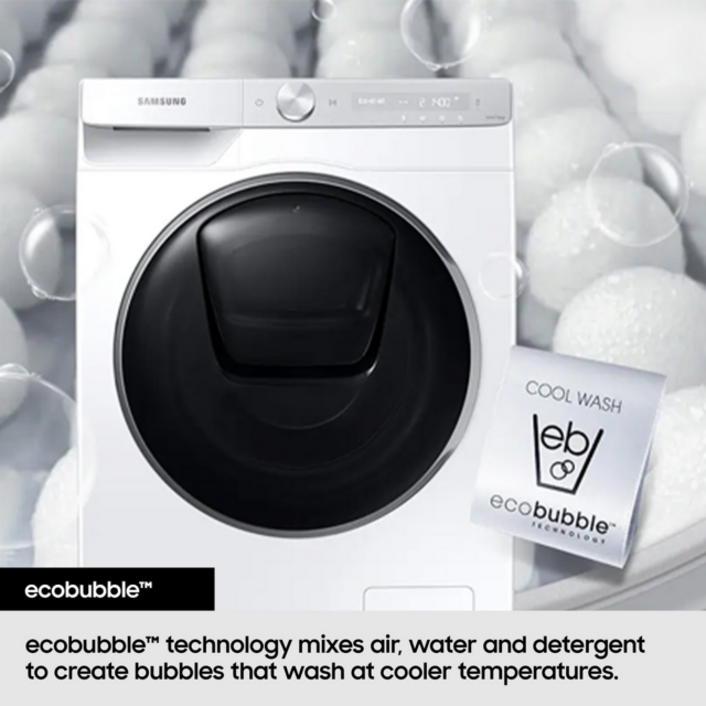 Samsung WD90HG5U34BEEU 9kg/6kg 1400 Spin Washer Dryer - White
