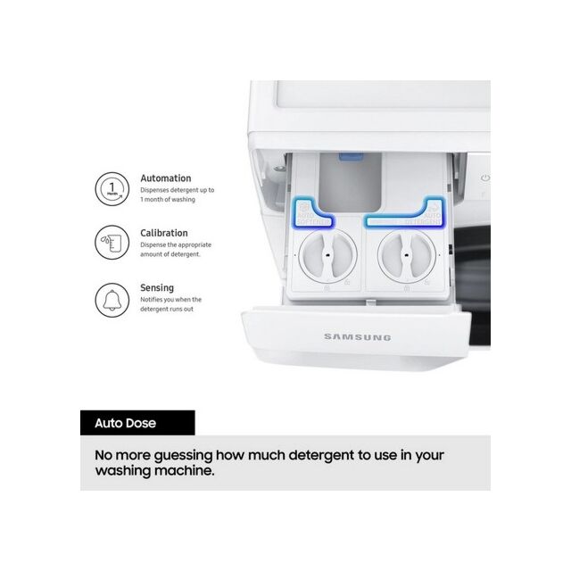 Samsung WW90DG6U85LEU1 9kg 1400 Spin Washing Machine - White