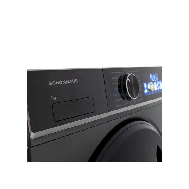 Schonhaus WMSF01914AG 9Kg 1400 Spin Washing Machine - Graphite